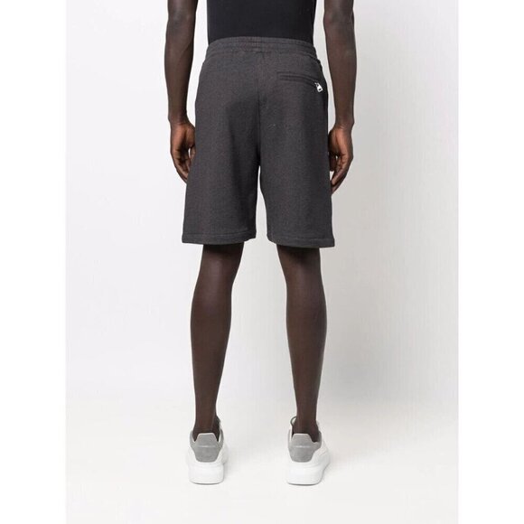 Alexander Mcqueen Stripe-Detail Track Shorts XS Mens Gray Fleece NWOT - Picture 11 of 14